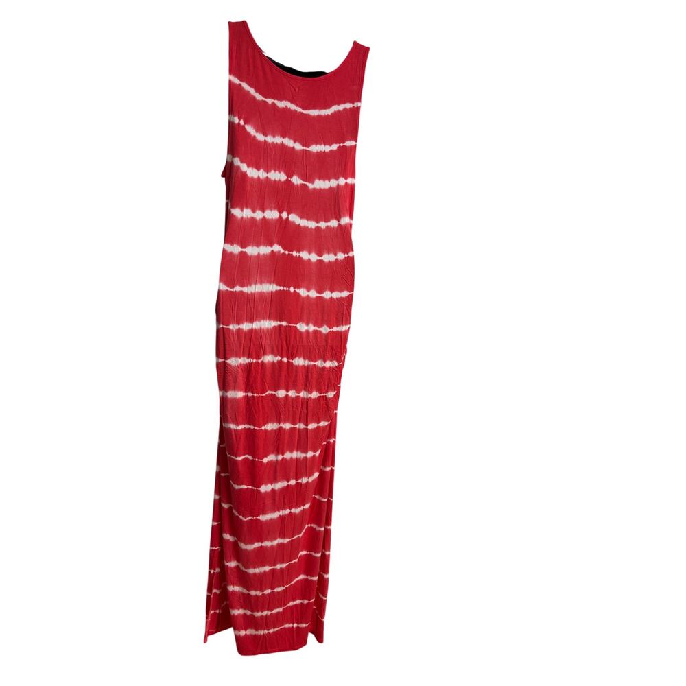 Isabel Maternity By Target XXL Red tie Dye Maxi Dress Stretch Sleeveless Women - Picture 4 of 10